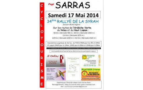 34ème RALLYE DE LA SYRAH
