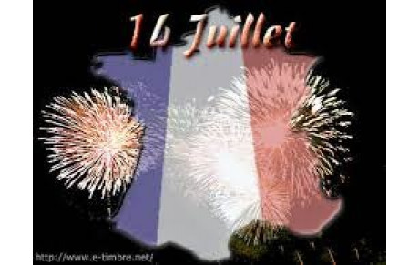 PAS D'ENTRAINEMENT LE 14 JUILLET